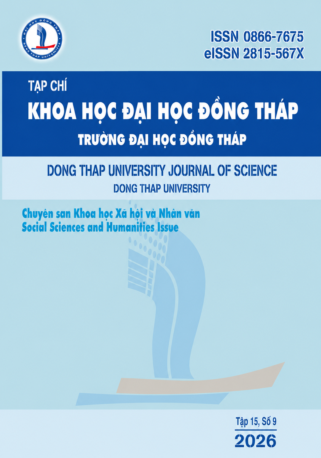 					Xem Tập 15 Số 9 (2026): Chuyên san Khoa học Xã hội và Nhân văn
				