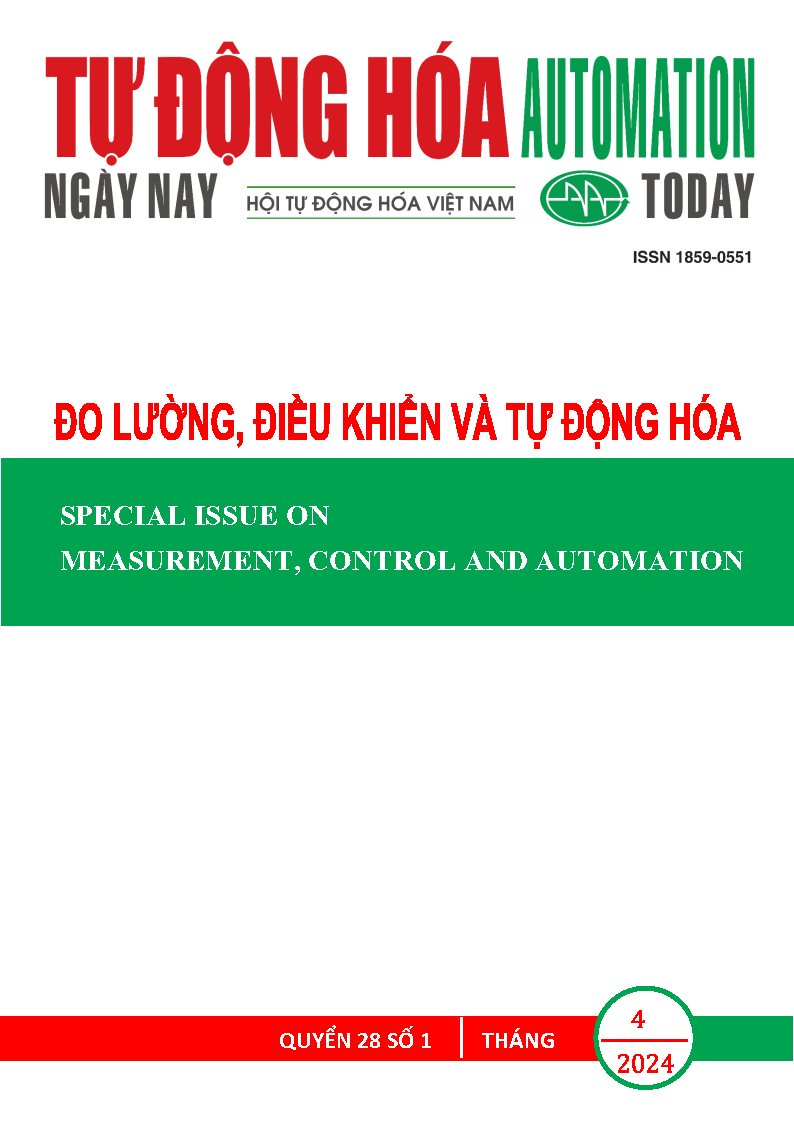 Chuyên san Đo lường, Điều khiển và Tự động hóa, quyển 28, số 1