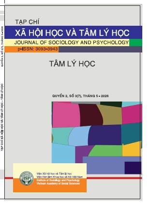 					Xem Tập 2 Số 3(7) (2026): Kỳ Tâm lý học, Quyển 2, số 3(7), tháng 5-2026
				