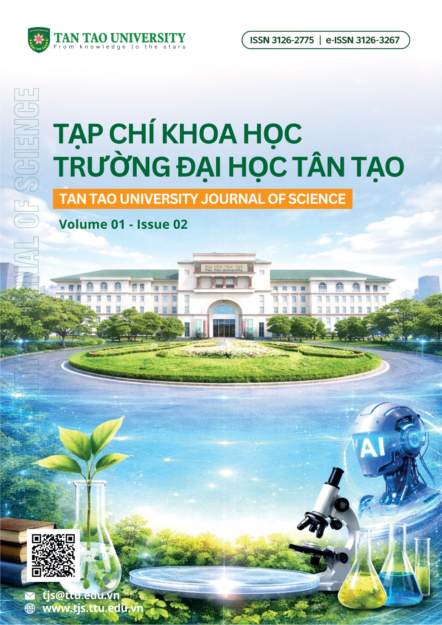 					Xem Tập 1 Số 2 (2026): Tan Tao University Journal of Science
				
