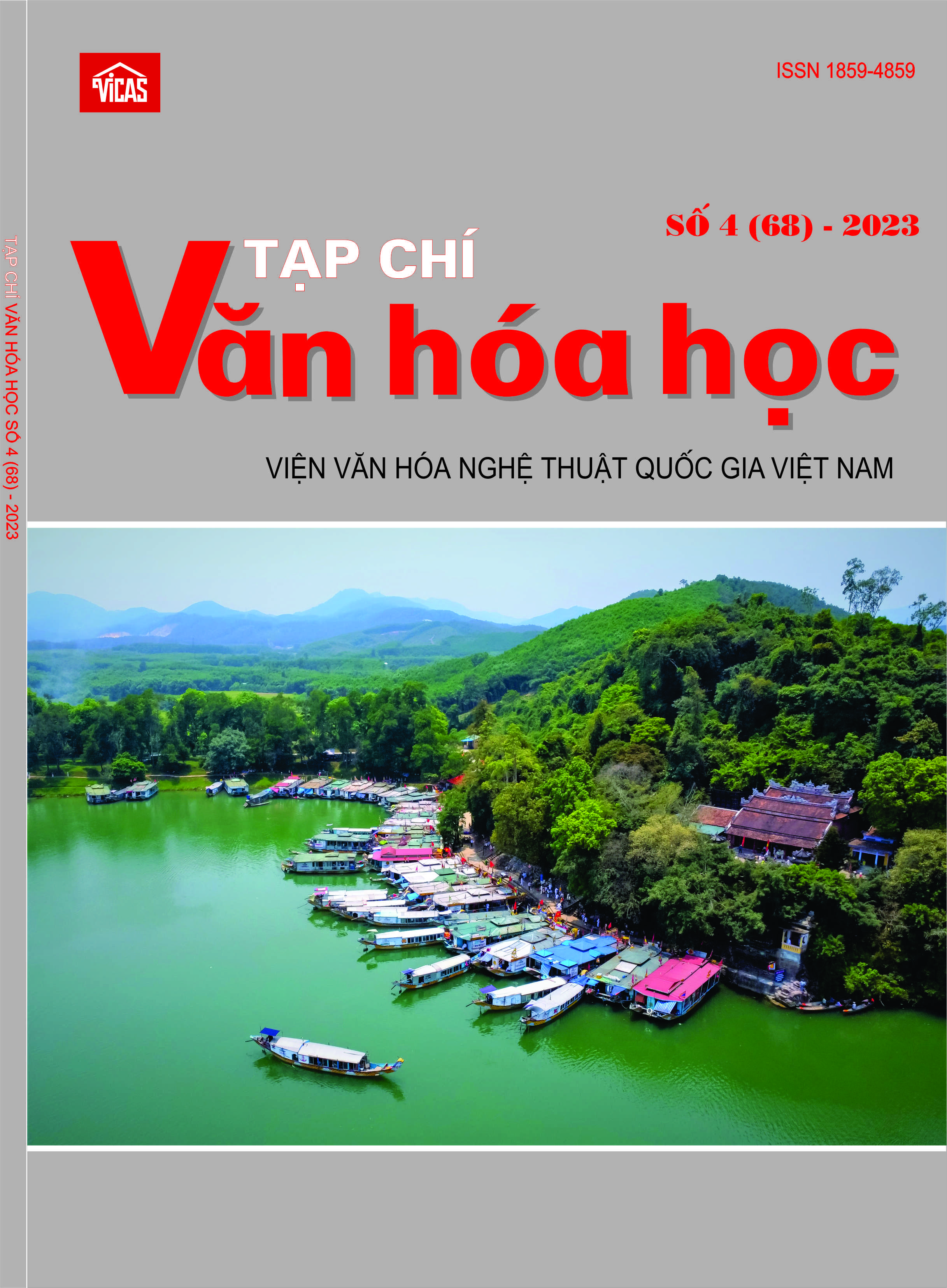 					View No. 4 (68) (2023): Tạp chí Văn hóa học
				